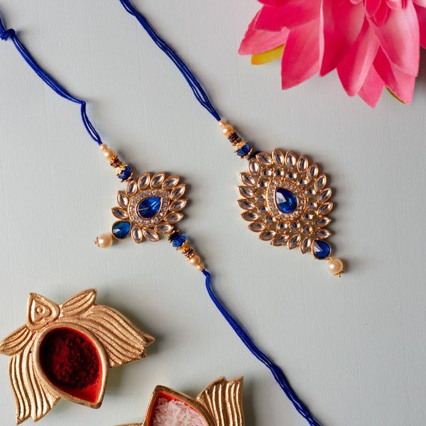 Neelanjali Bhaiya Bhabhi Rakhi Set