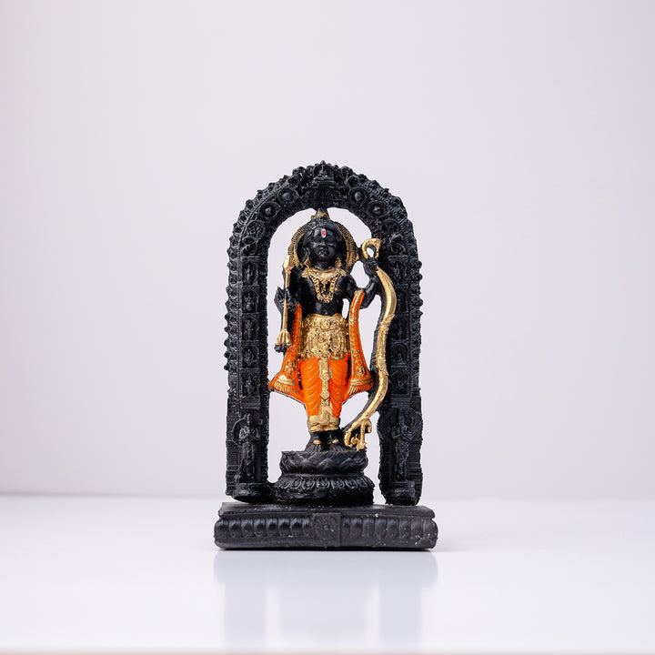 Ayodhya Ram Statue - Orange Drapery