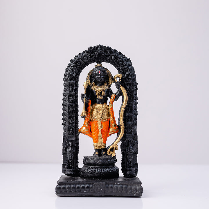 Ayodhya Ram Statue - Orange Drapery