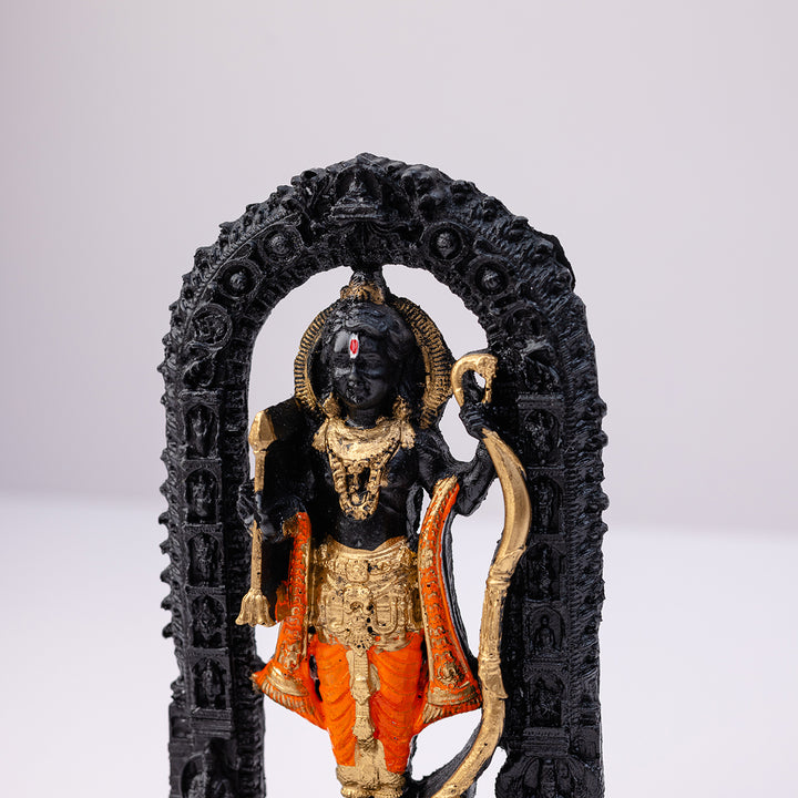 Ayodhya Ram Statue - Orange Drapery