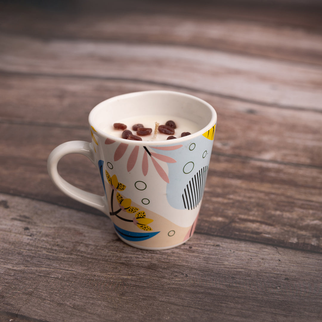 Java Glow Coffee Cup Candle