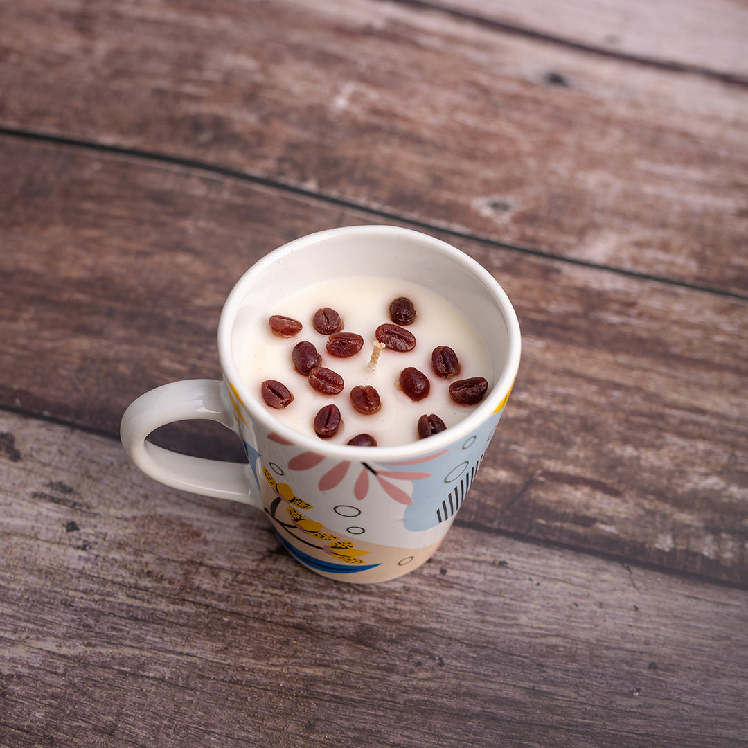 Java Glow Coffee Cup Candle