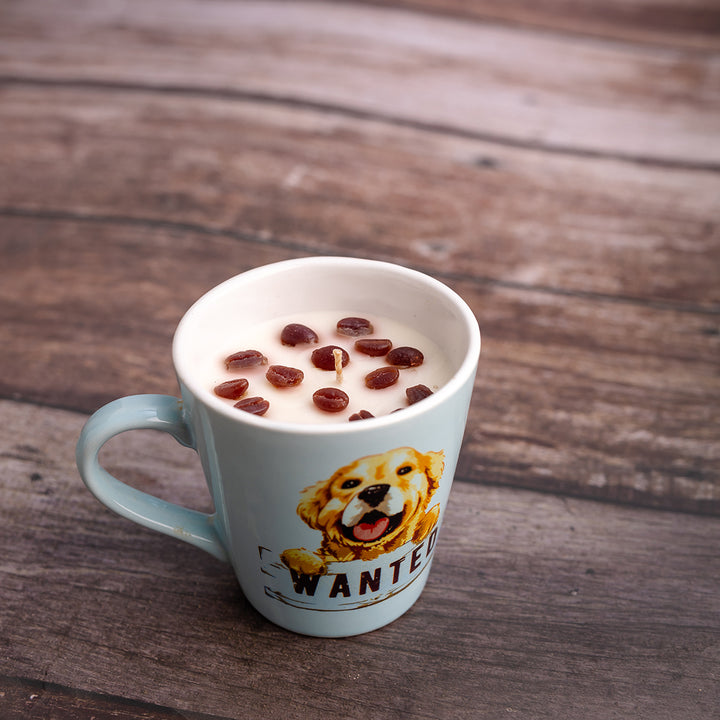 Pup Wanted Coffee Cup Candle
