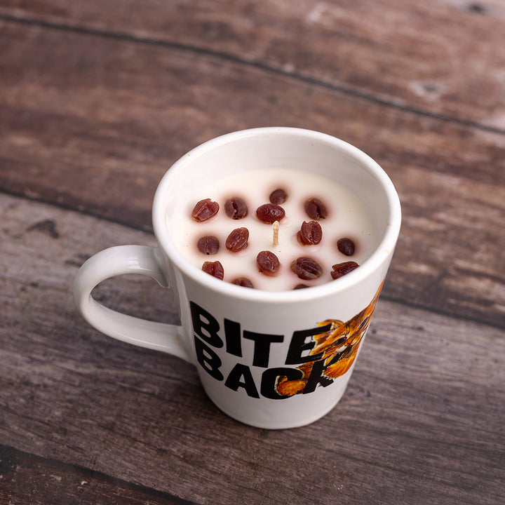 Kitty Bite Back Coffee Cup Candle