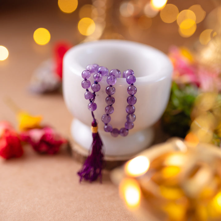 Prabodh Amethyst Mala