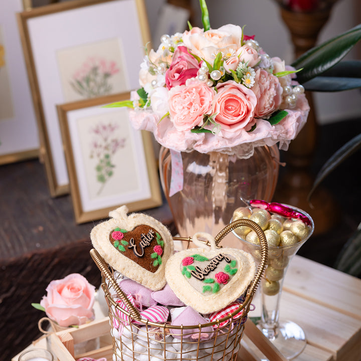 Easter Blessings Heart Hanging