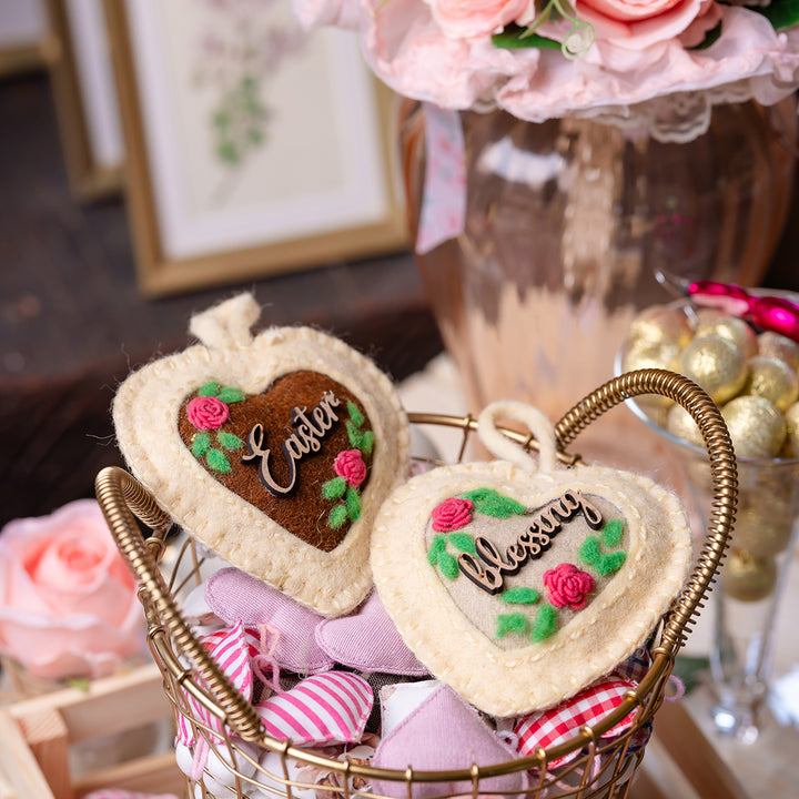 Easter Blessings Heart Hanging