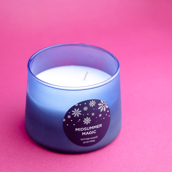 Midsummer Magic Conical Glass Scented Candle
