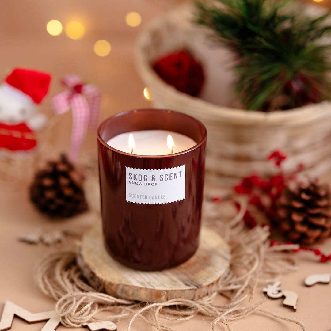 Snowdrop 15oz Multiwick Scented Candle