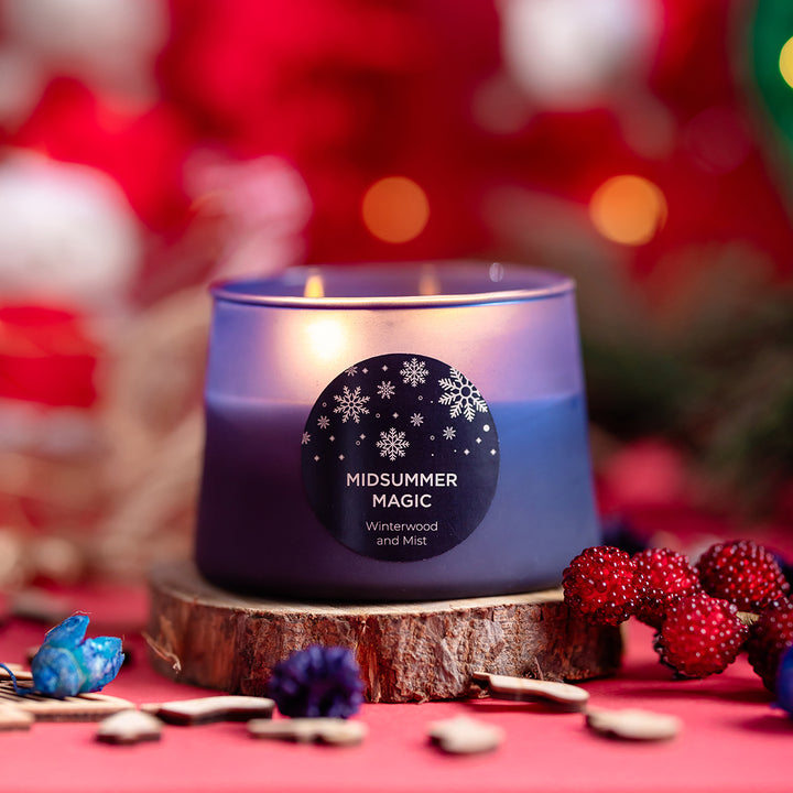 Midsummer Magic Conical Glass Scented Candle