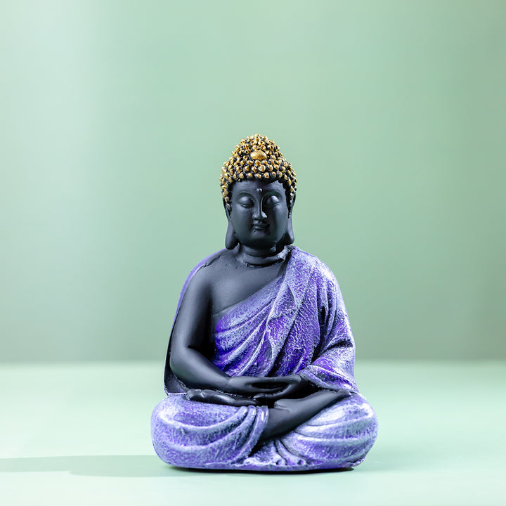 Purple Tranquility Buddha Statue