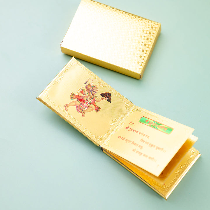 Golden Hanuman Chalisa Book Set