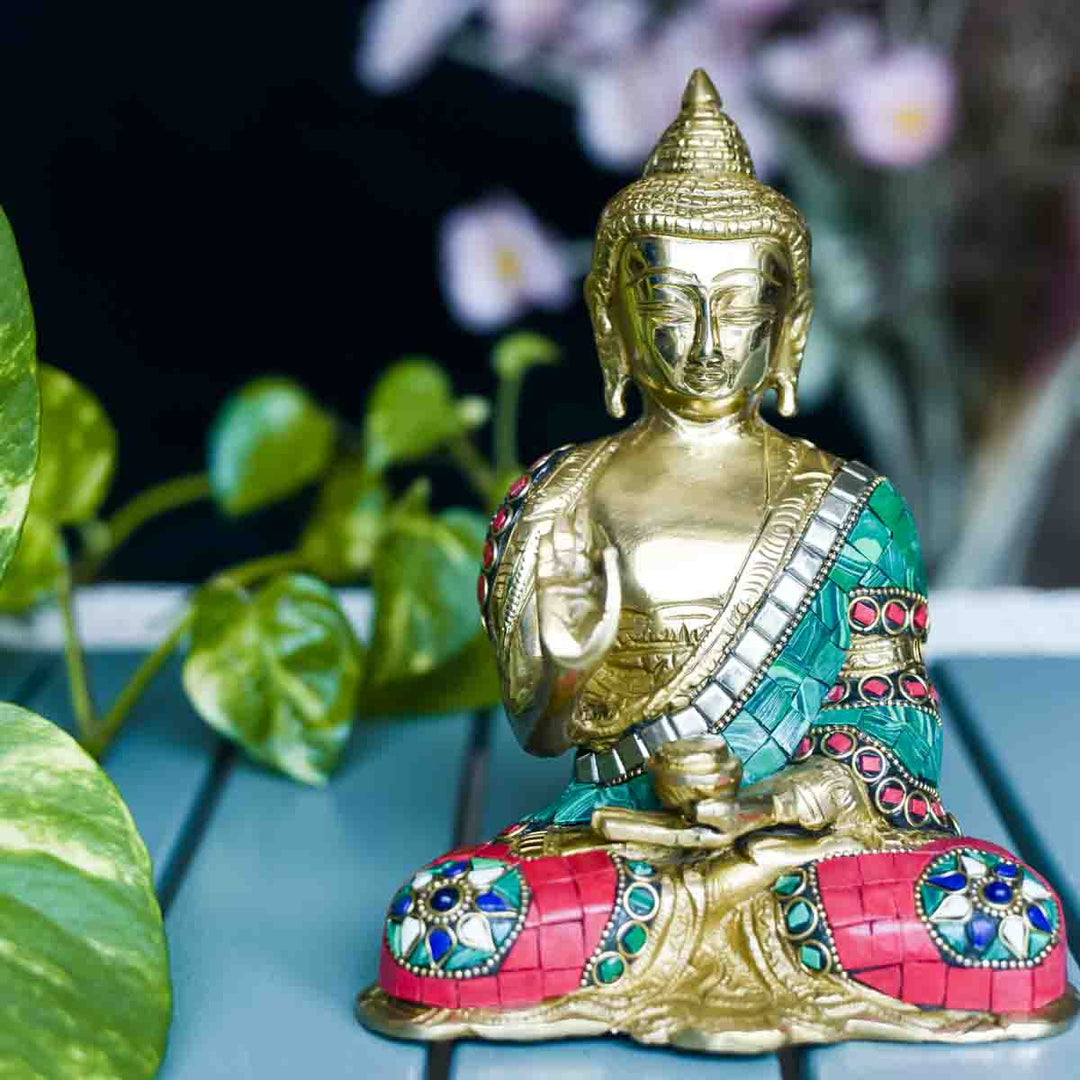 Buddha Brass Idol