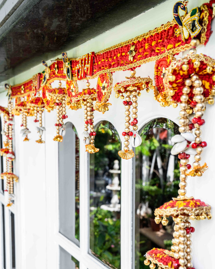 Aruna Red Festive Toran