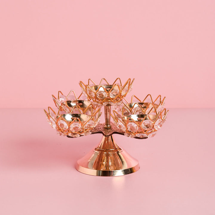 Embellished Panch Arti Diya