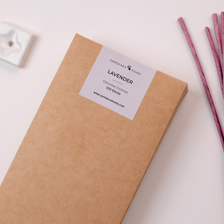 Lavender Cellulose Incense Jumbo Pack 100 Sticks
