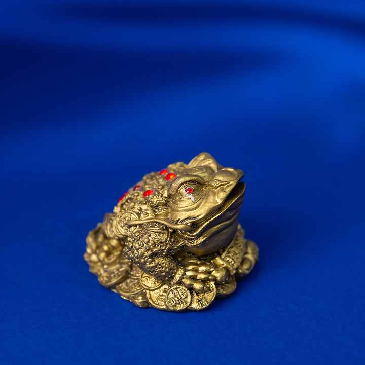 Golden Feng Shui Money Frog