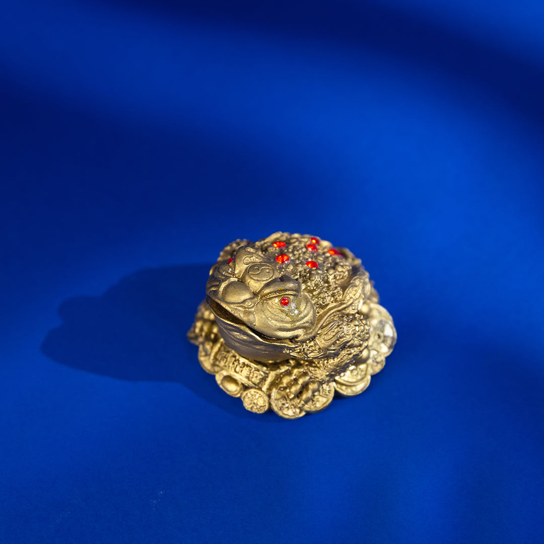 Golden Feng Shui Money Frog