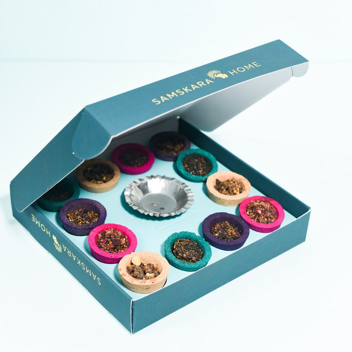 Sampoorna Havan Sangrah 12 Sambrani Cups