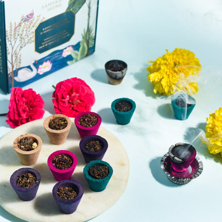 Sampoorna Havan Sangrah 12 Sambrani Cups