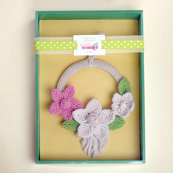 Floral Embrace Wall Hanging