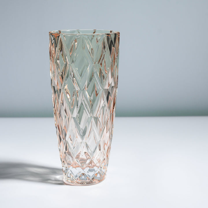 Angel Pink Clear Vase