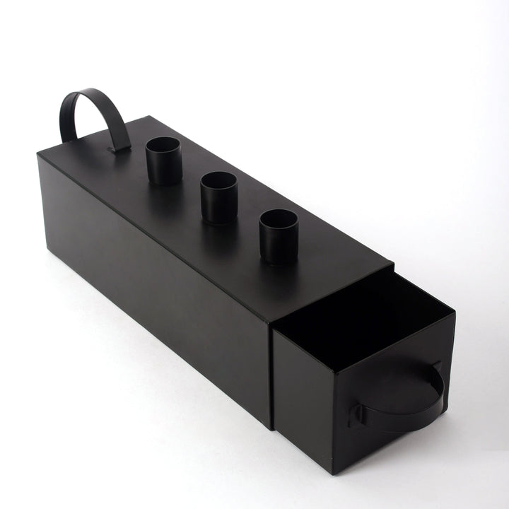 Black Taper Candle Holder