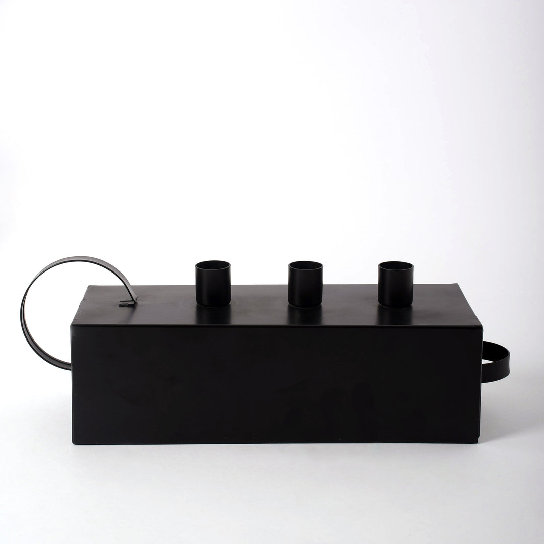 Black Taper Candle Holder