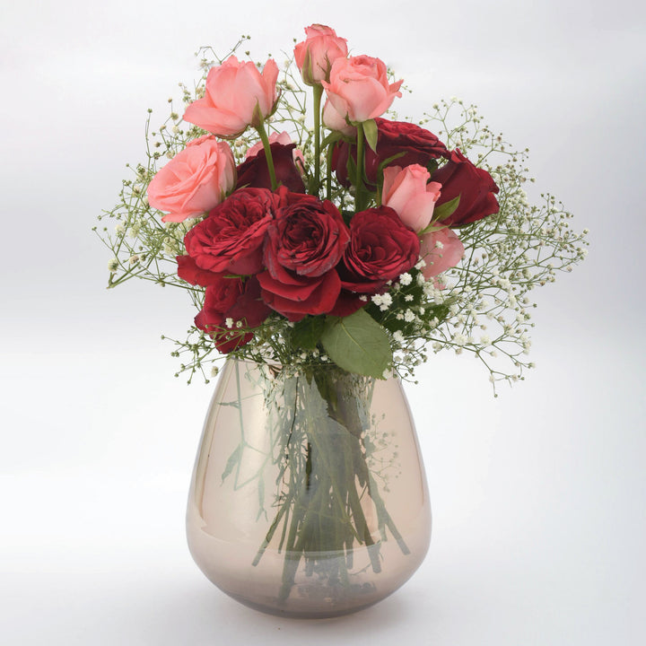 Aureate Cut Drop Vase