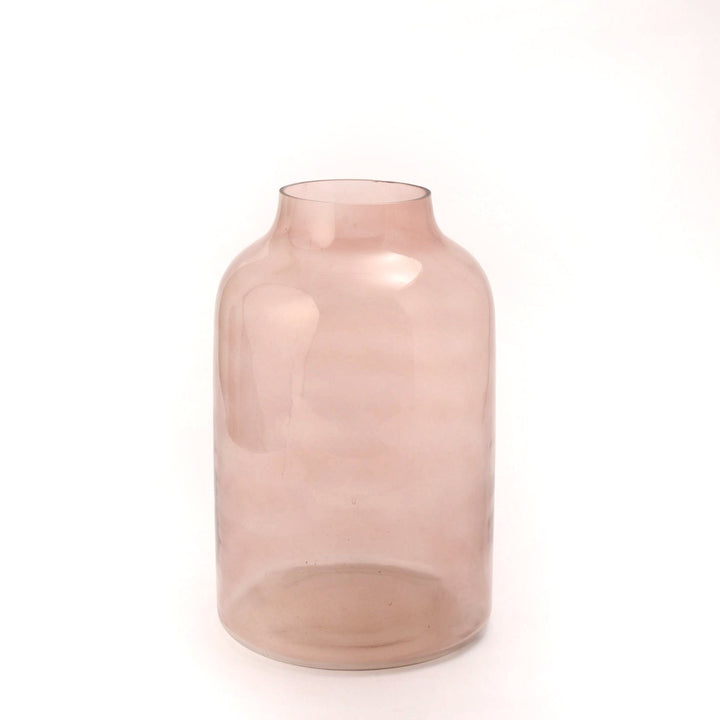 Dusky Pink Glass Vase