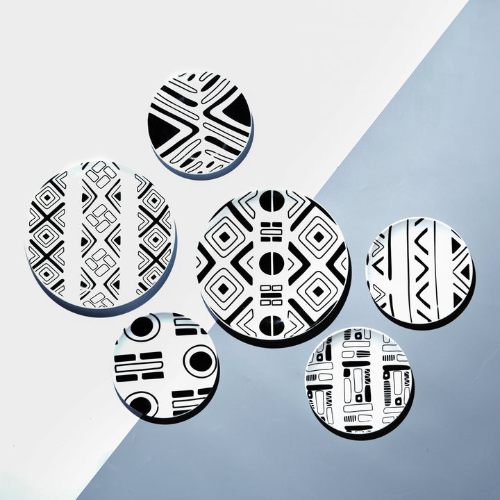 Ethnique Noir Wall Plates