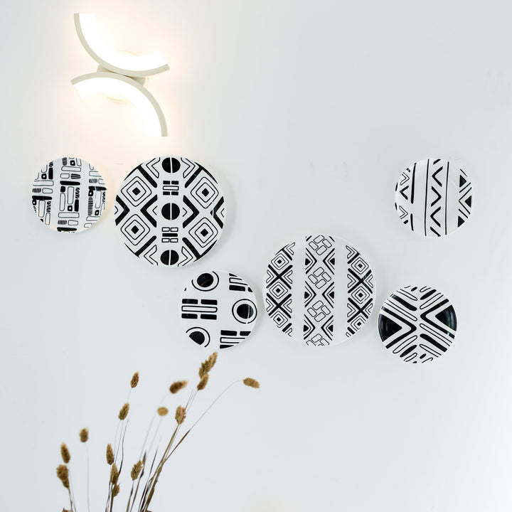 Ethnique Noir Wall Plates