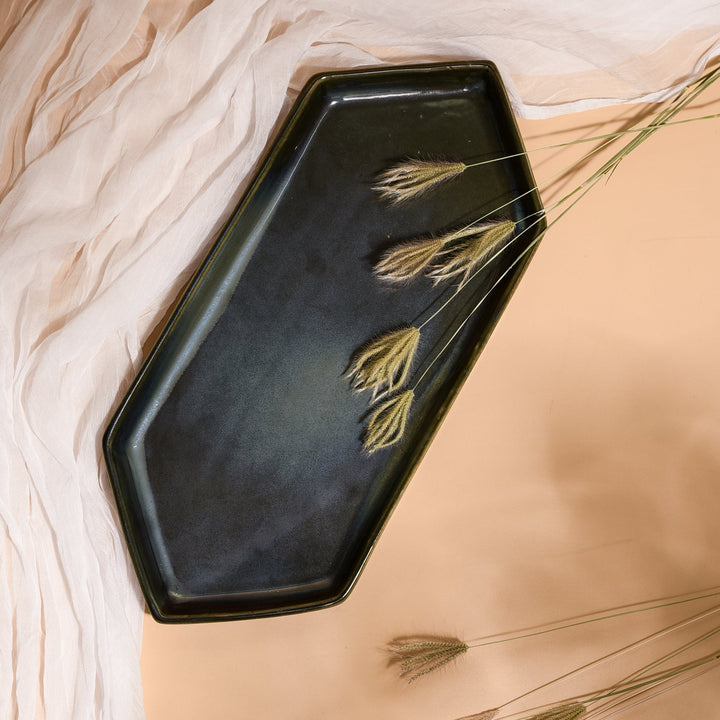 Hexagon Ceramic Platter