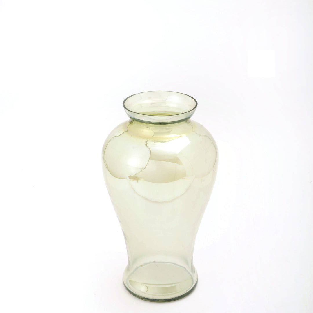 Honeydew Green Glass Vase