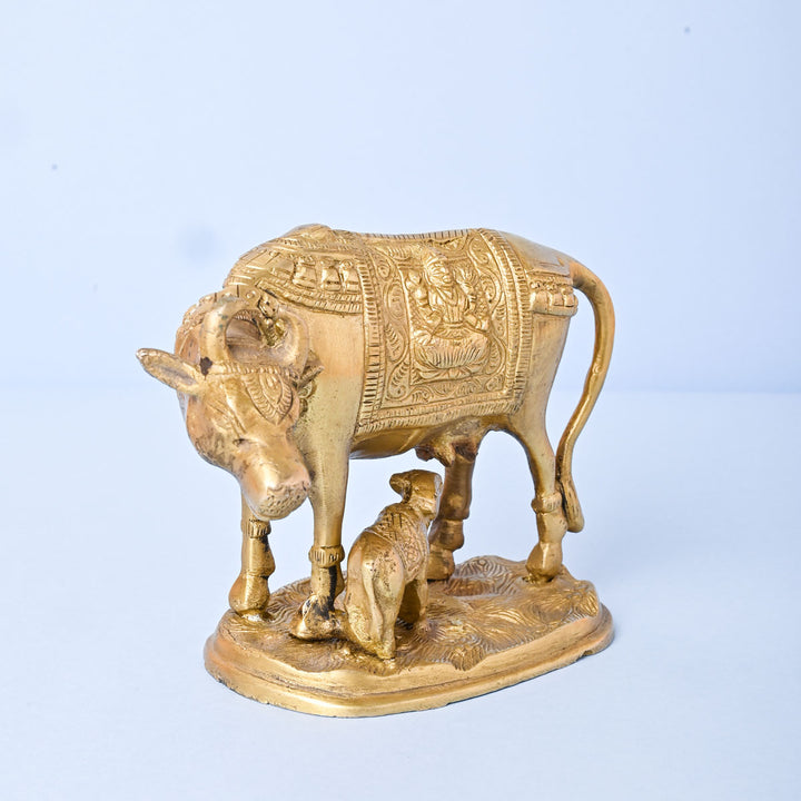 Kamadhenu Cow And Calf Idol