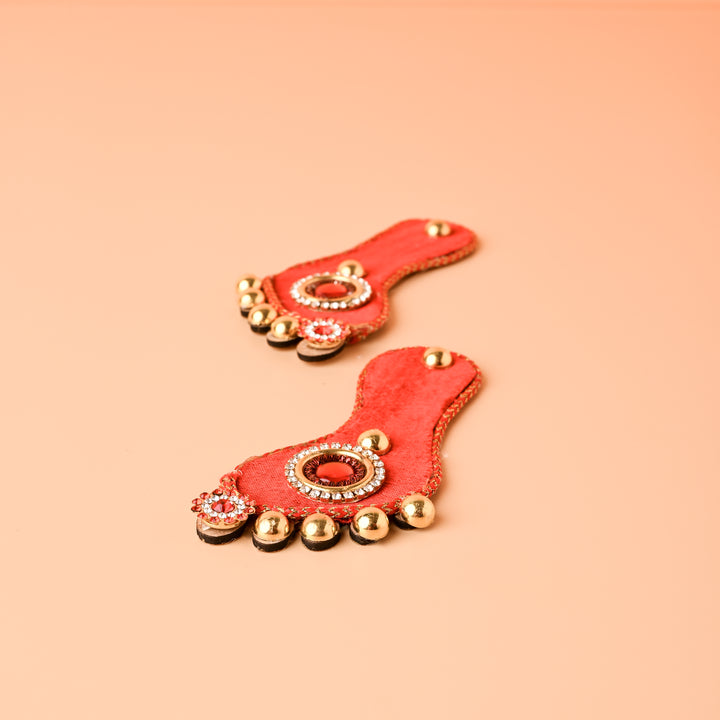 Laal Dori Braided Lakshmi Feet