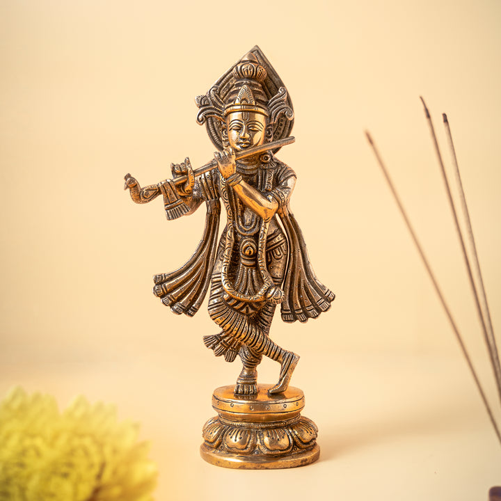 Murali Krishna Brass Idol