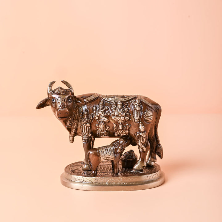 Punyakoti Cow And Calf Idol
