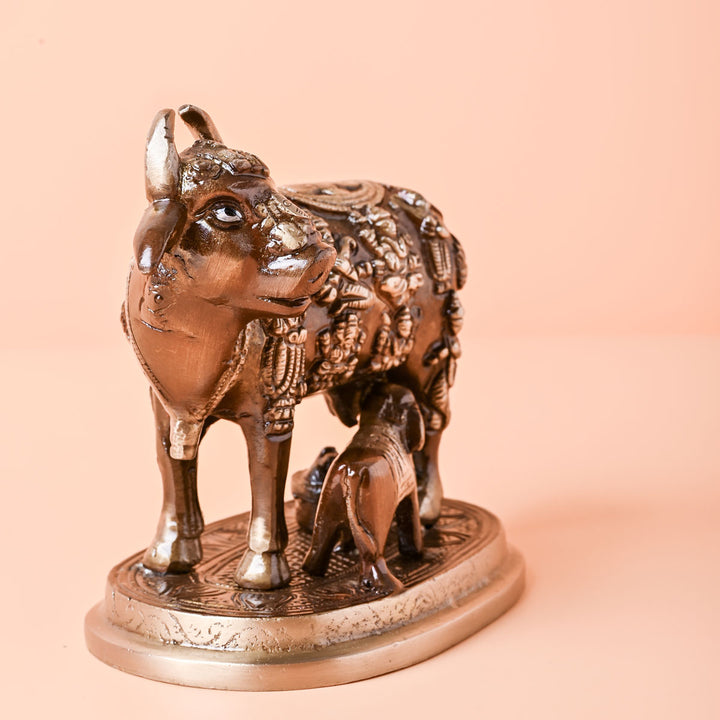 Punyakoti Cow And Calf Idol