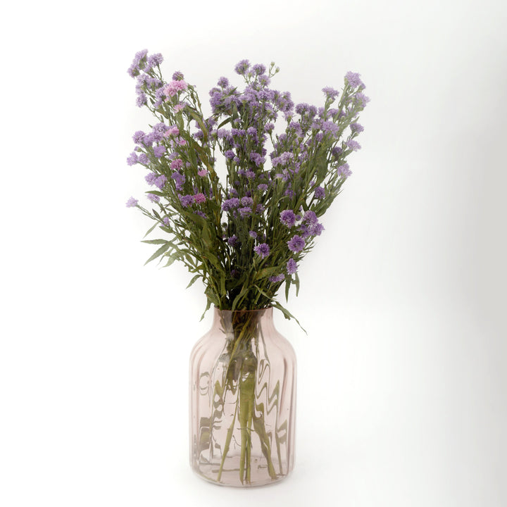 Salmon Pink Glass Vase