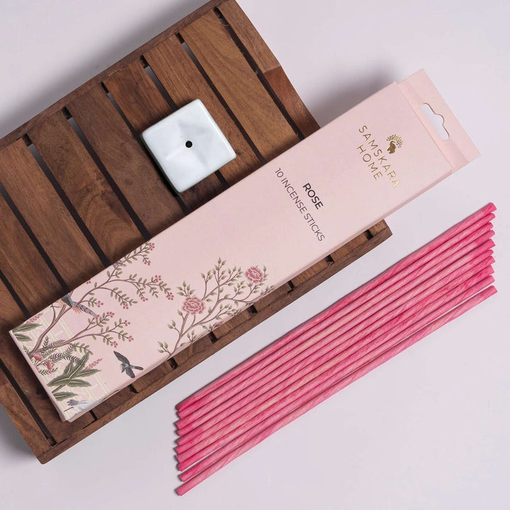 Samskara Rose Incense Sticks (Pack of 10)