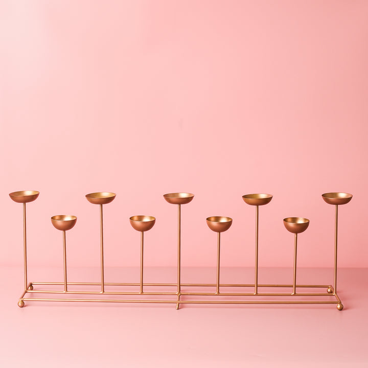 1 - Row Rectangle Tealight Holder