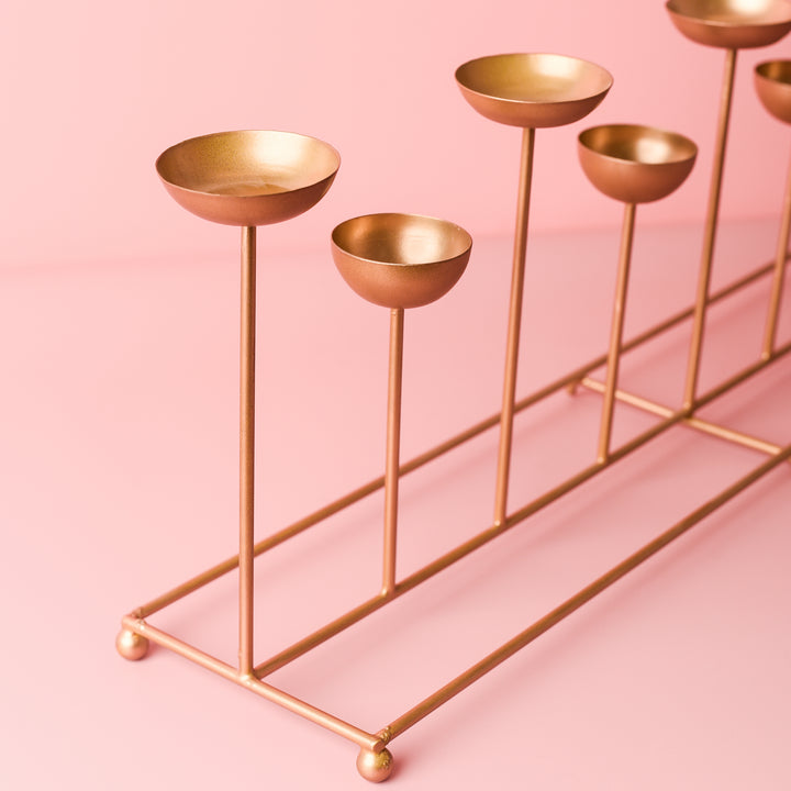 1 - Row Rectangle Tealight Holder