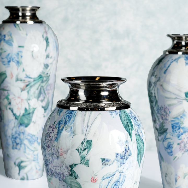 Sophie Metal Printed Vase
