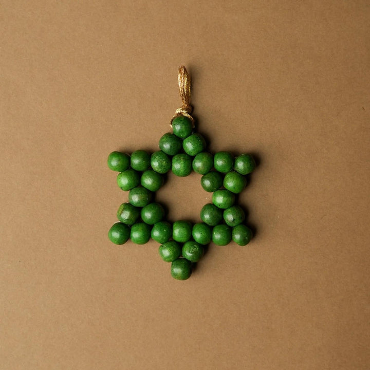 Spruce Green Star Ornament (Set of 6)