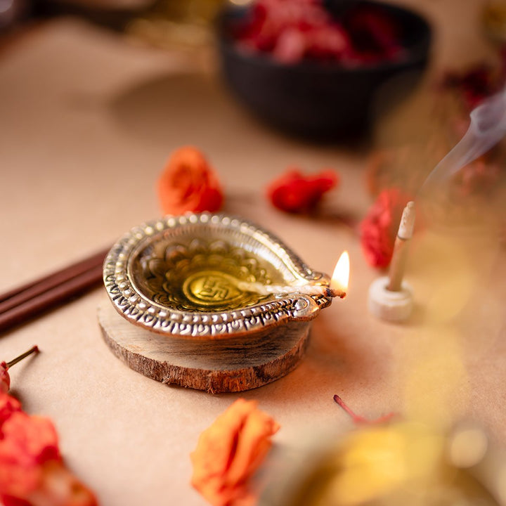 Anit Brass Diya