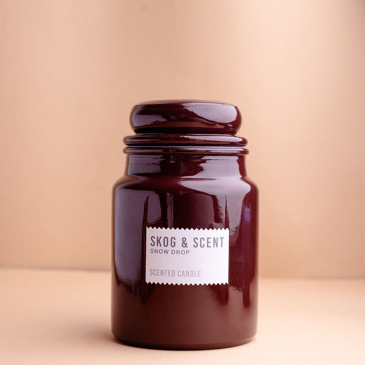 Snowdrop 20oz Lid Jar Scented Candle