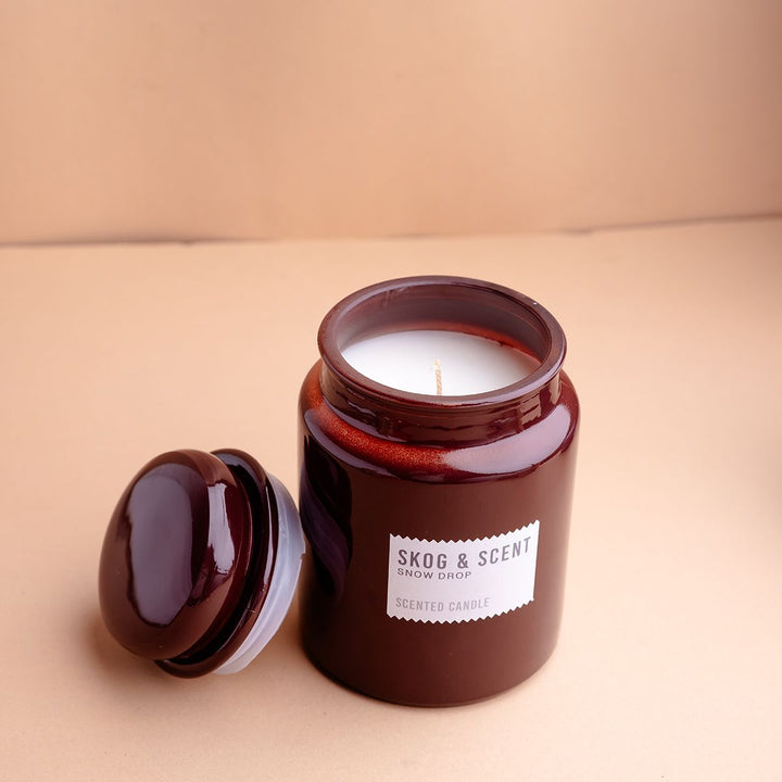 Snowdrop 20oz Lid Jar Scented Candle
