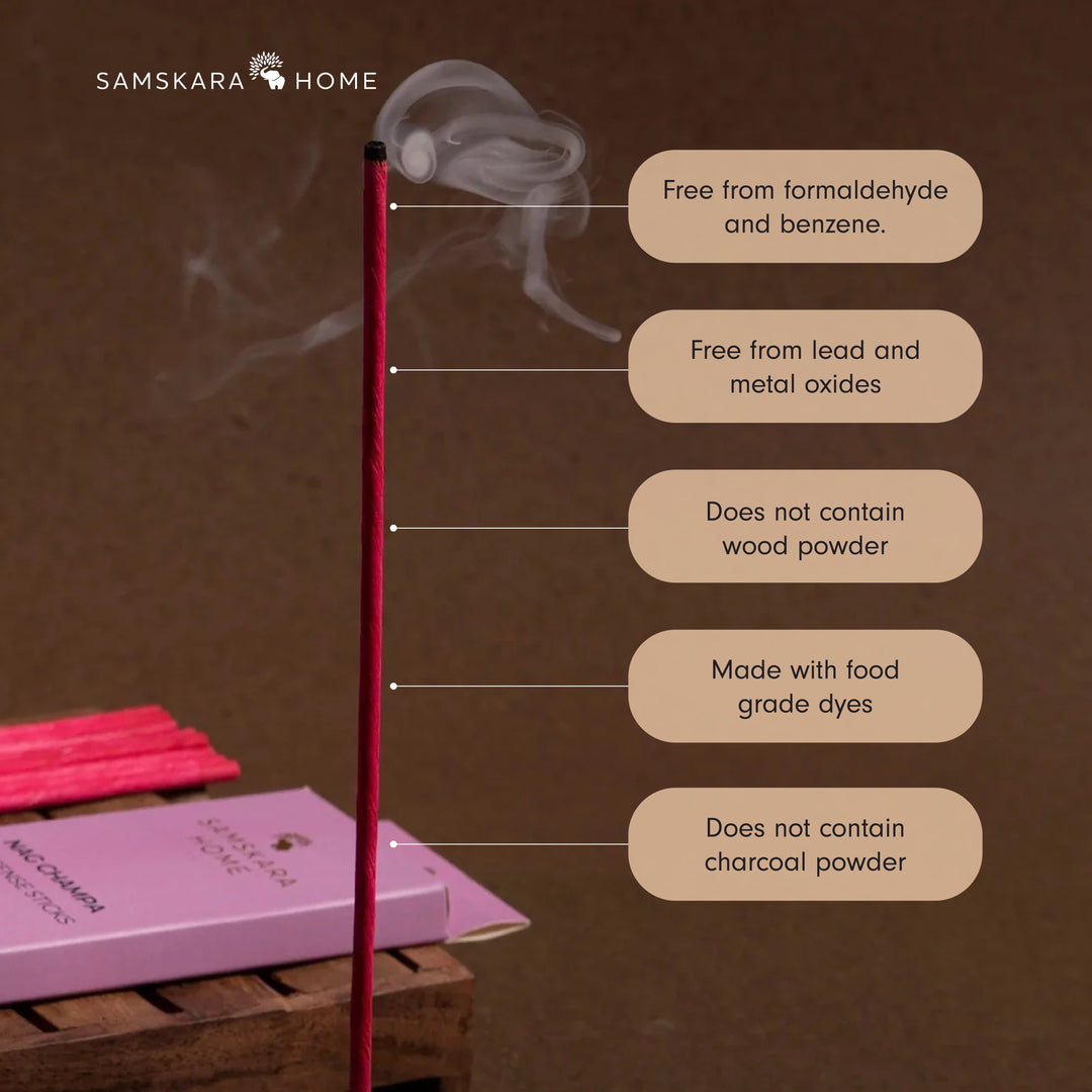 Charcoal-Free and Bambooless Incense Sticks: The Healthier, Eco-Friendly Way to Experience Fragrance