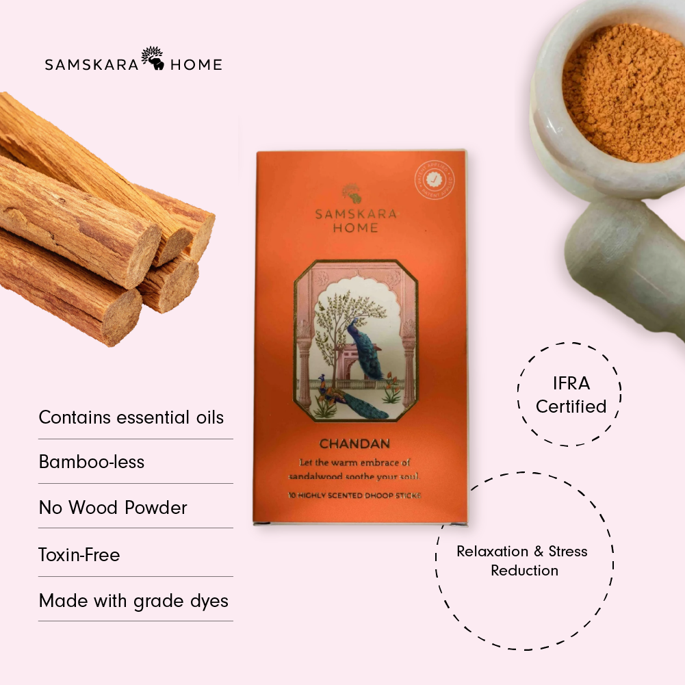 Chandan Dhoop Sticks 10pcs